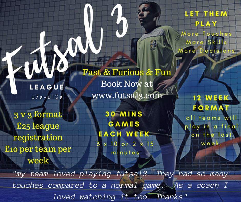 Where futsal meets street footy.
#LetThemPlay
#futsal
#3v3
New league starting soon. Register at futsal3.com