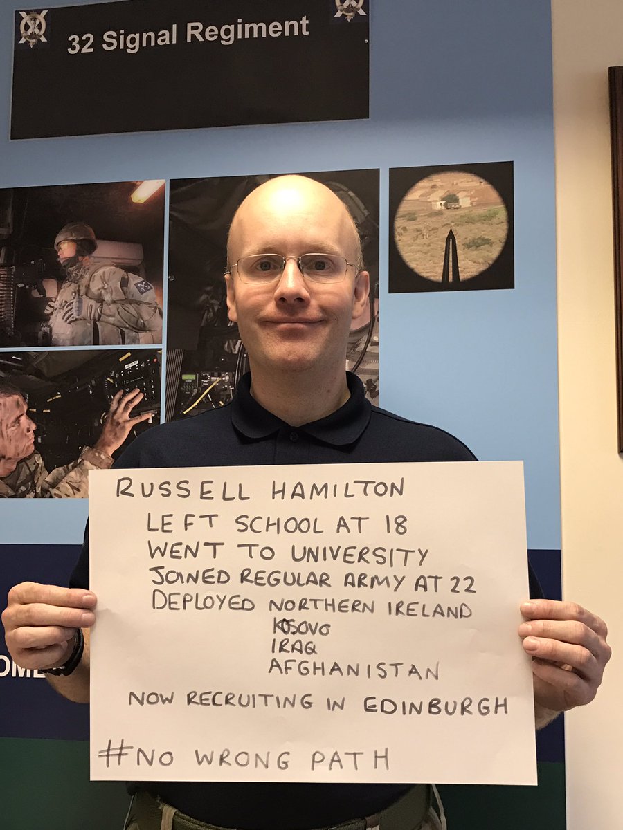 32SignalRegt's tweet image. No matter what your results are today there will always be a right path for you. Good luck &amp;amp; #enjoy @DYWGlasgow @ArmyScotland #NoWrongPath