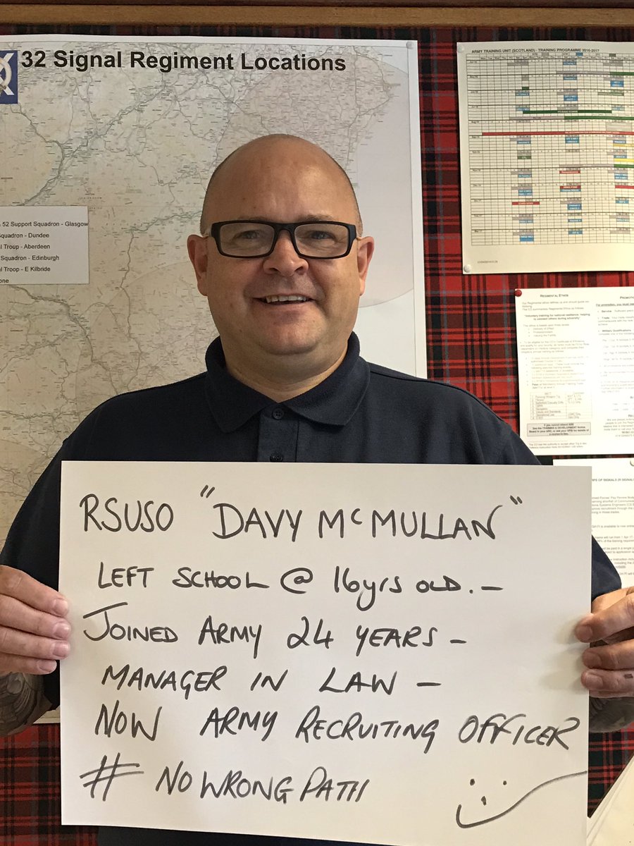 32SignalRegt's tweet image. No matter what your results are today there will always be a right path for you. Good luck &amp;amp; #enjoy @DYWGlasgow @ArmyScotland #NoWrongPath