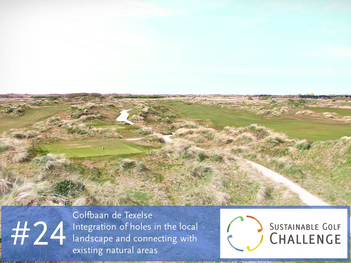 #bigyearchallenge #24: <a href="/golfbaantexel/">Golfbaan De Texelse</a> integrated their holes in the surrounding landscape and connects to the local dunes  #sustainablegolf