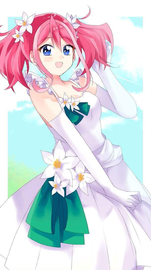 Yuzu_Hiragi_'s tweet photo. Yuzu: Hey my lovers how do I look in this dress? 💗🌸💗 https://t.co/o1UDx02h2N