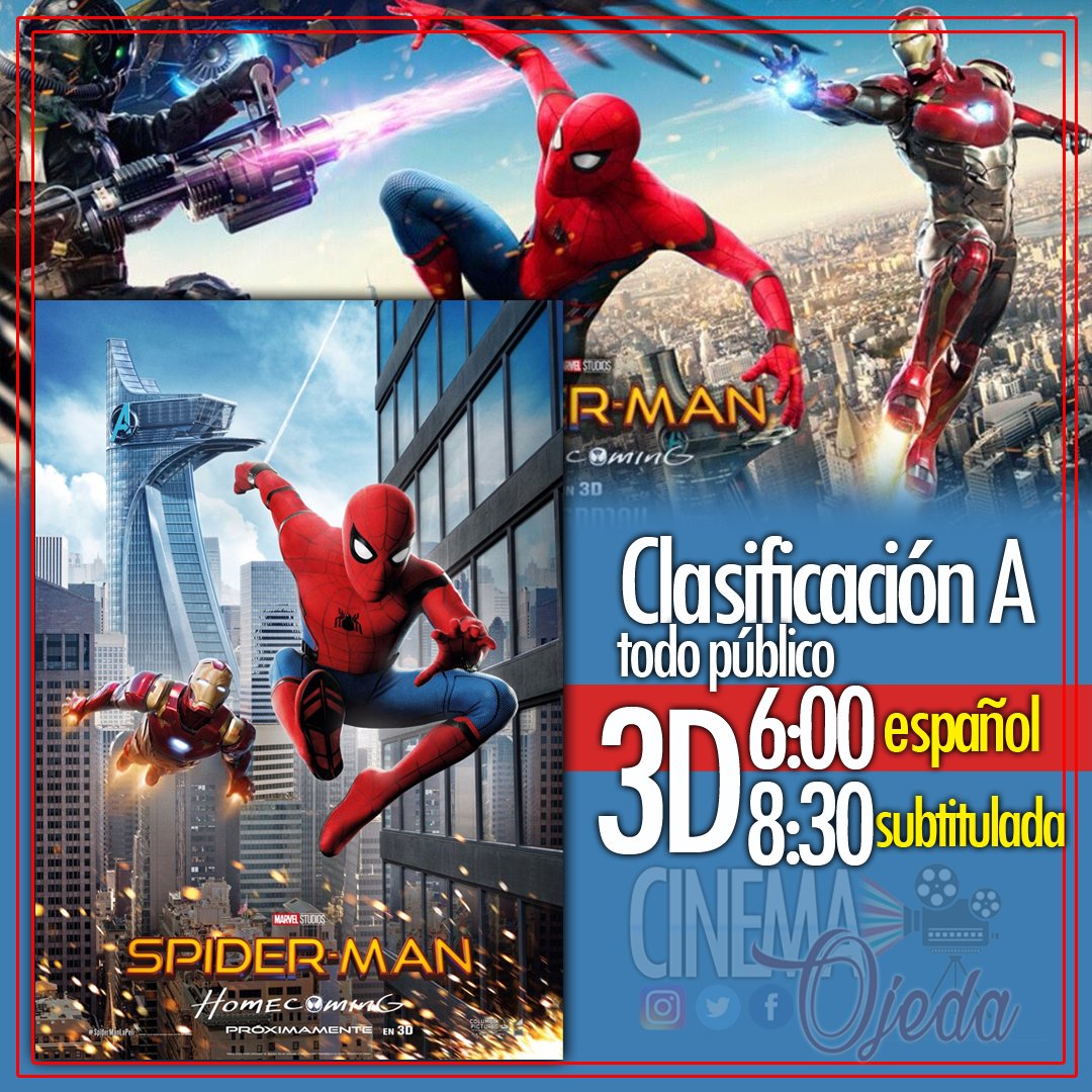 Te dejamos nuestros horarios para hoy #Martes hasta el #Jueves! Taquillas abiertas a partir de las 1:00pm! #Cinemaojeda #CiuidadOjeda