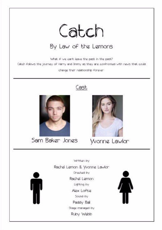 PositiveEast's tweet photo. 'Catch' by @lawofthelemon opens tomorrow at Hen and Chickens Theatre! Tickets available here: https://t.co/77QGCg9mS7 https://t.co/lYDax72HI6