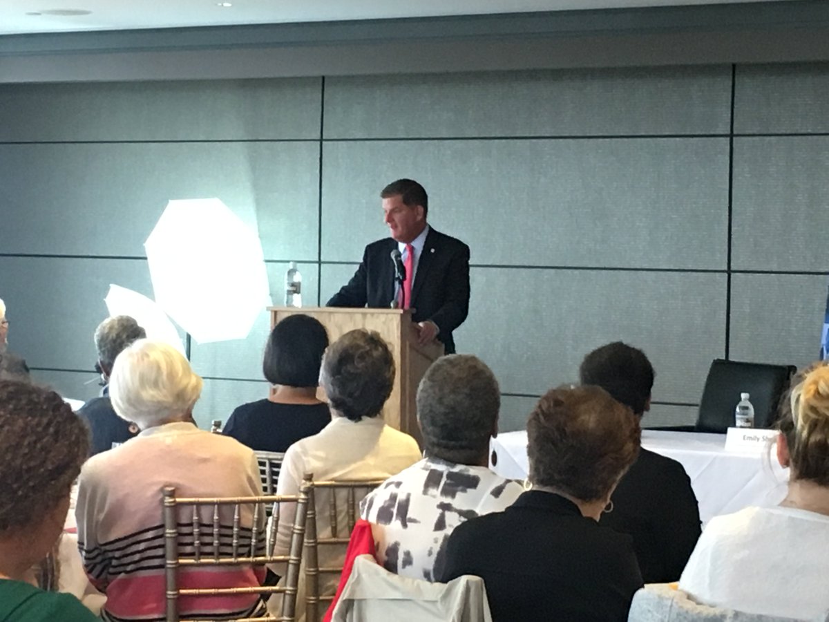 SusanHNguyen's tweet photo. "Things that help older residents help all of our residents" @marty_walsh @AgingInBos speaking at @AARP #agefriendlyBOS https://t.co/ExwzXVvlpK