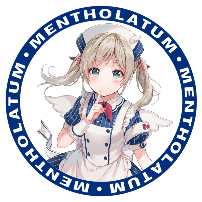 「メンソレータムのリトルナースちゃん
ラフと完成版～ 」|フカヒレのイラスト