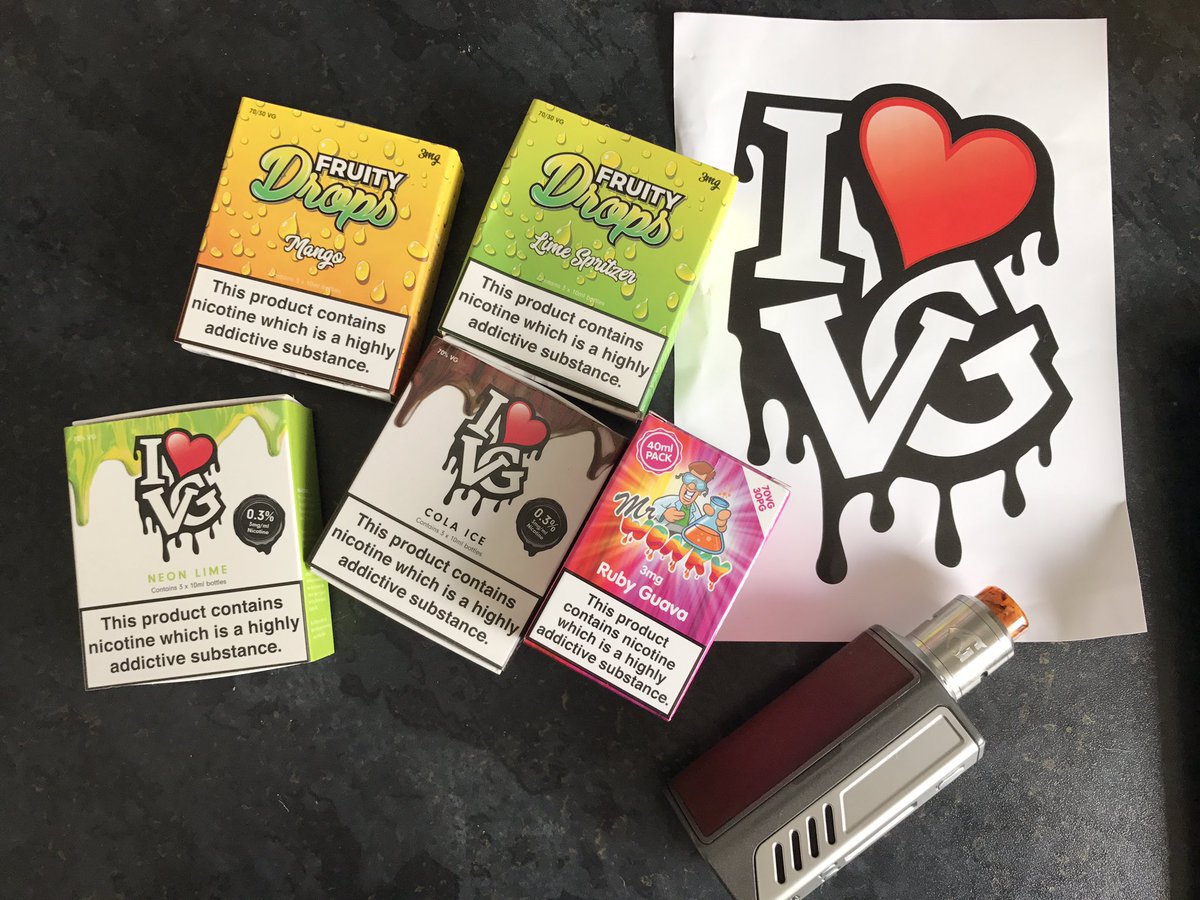 LordKillington's tweet photo. What a great prize bundle, huge thank you to @LOVEVGUK and @snowedin2 https://t.co/P8lLJDyVLJ