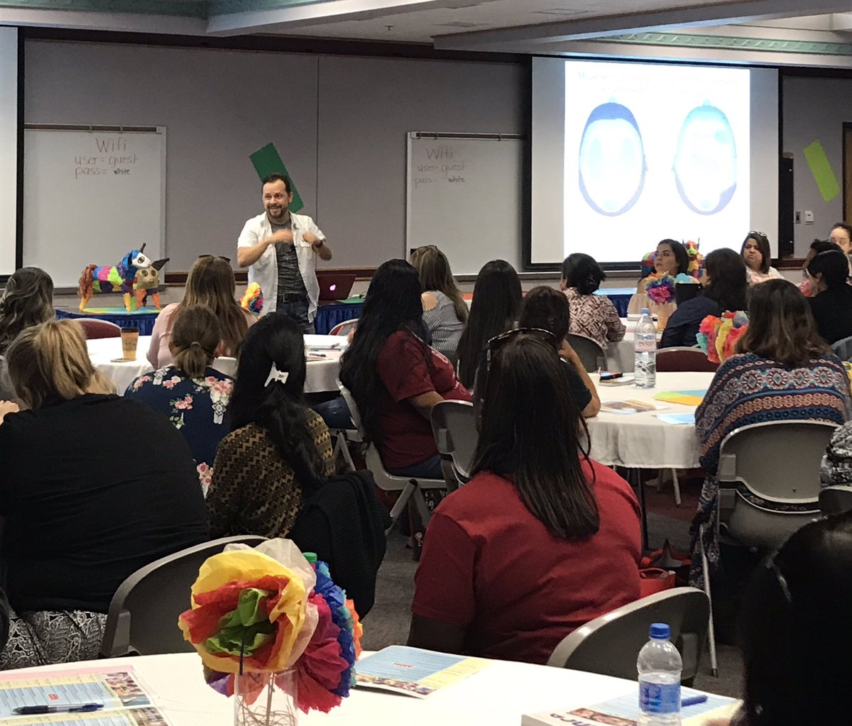 ESCRegion2's tweet photo. It's a full house for the first ever Early Childhood Symposium! #ECS17 Having fun with movement & music with Dr. Mike Longoria. https://t.co/wxdE6OYUM2