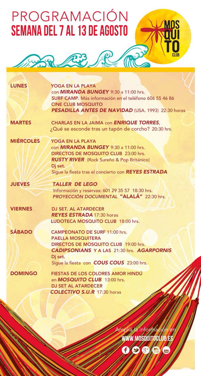 Actualizamos la programación semanal: el miércoles recibimos a Rusty River y el sábado, reinauguramos con Cadipsonians y The Agapornis