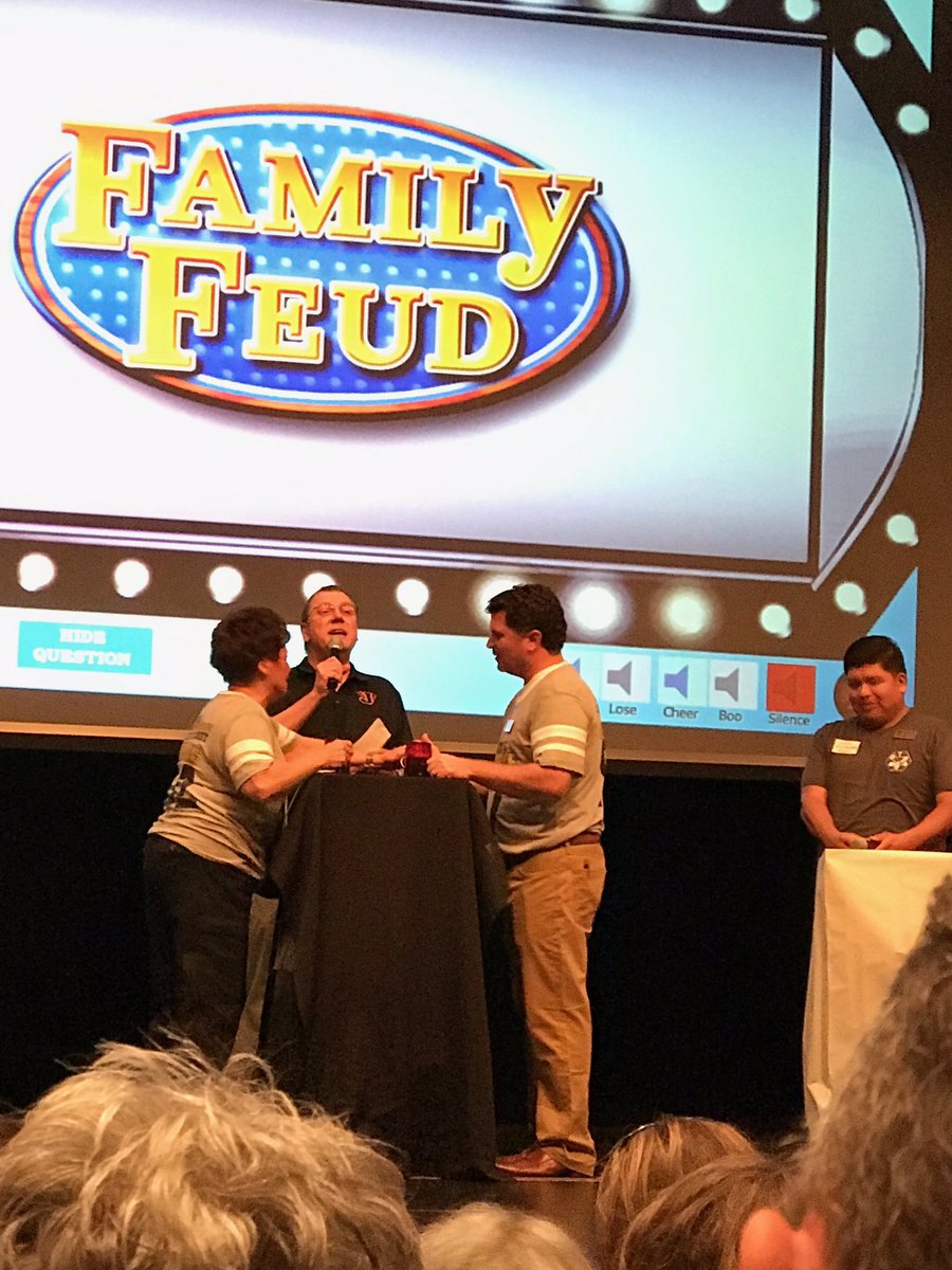 JPSHurricane's tweet photo. Overheard..."I can't believe we lost b/c of Mac &amp; Cheese!" 😂 Elem. wins 1st JPS #FamilyFeud #JPSBackToSchool #CaneFamily @AsstSupe_jboro https://t.co/7WO1vzAb08