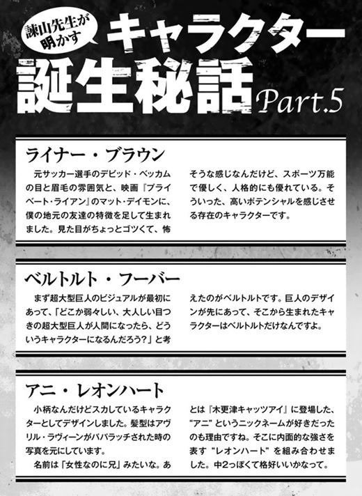 Attack On Fans New Information About Reiner Bertolt And Annie In Attackontitan Character Directory Guidebook Translated By T Co Qq9skpevxf T Co 6iwia8vxgm Twitter