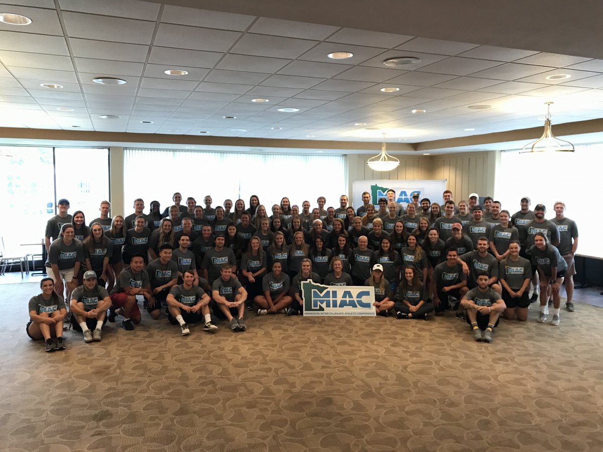 MIACathletics's tweet photo. #MIAC hosts Student-Athlete Leadership Conference #MIACLead https://t.co/Lz0fv5YHXy https://t.co/VgIJ06MPOL