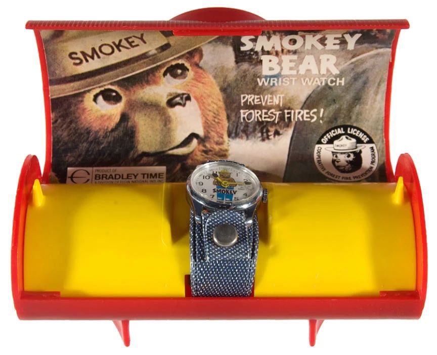 smokey_bear's tweet photo. Usually when you get to be my age, they hand you a watch and send you off. This bear won't retire, but, thanks for the #watch! #Almost73 https://t.co/SLMbMEHSkU
