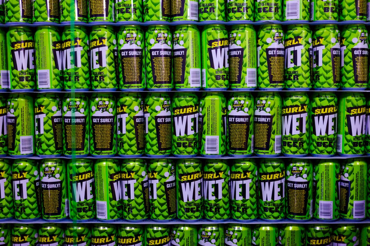 COMING THIS FALL: Surly Wet is back, baby. We will be using MOSAIC hops. Awoouu (wolf Howl)
