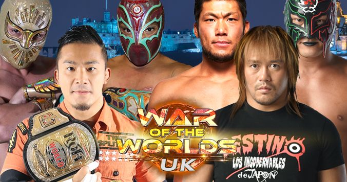 KUSHIDA Teams with Titan and Mistico to Take On Los Ingobernables de Japon at War of the Worlds UK: Edinburgh buff.ly/2wrs191