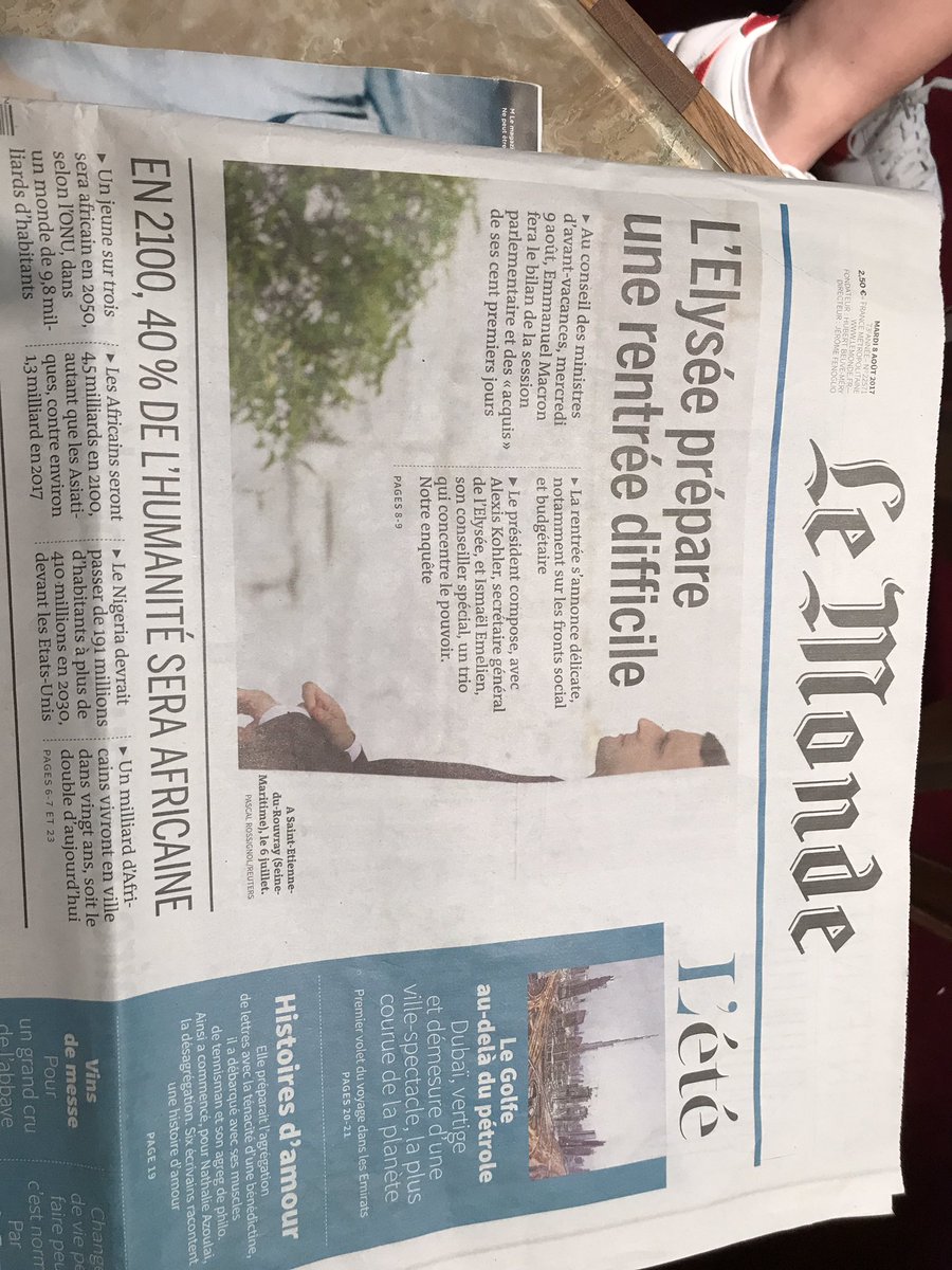 exrosso's tweet photo. #LeMonde : Entro il 2100 il 40% degli abitanti della terra saranno #africani Non potremmo più gestire così l'#immigrazione ... https://t.co/hycde5uTAX