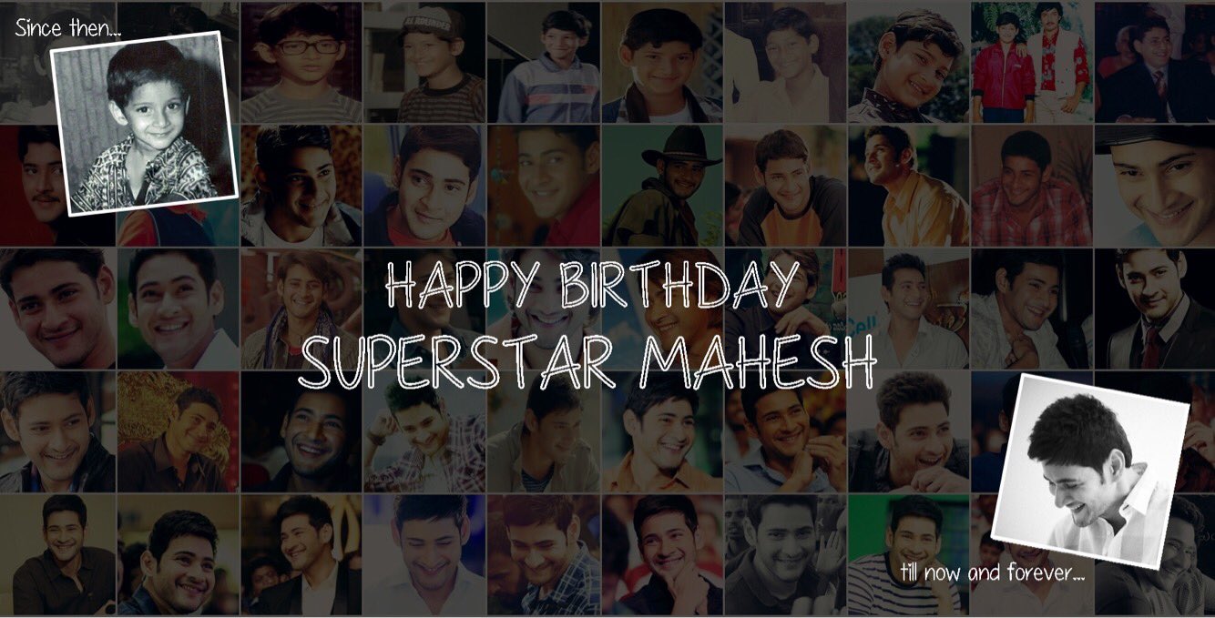 Wishing a Very Happy Birthday to our ever charming Super Star Mahesh Babu. 