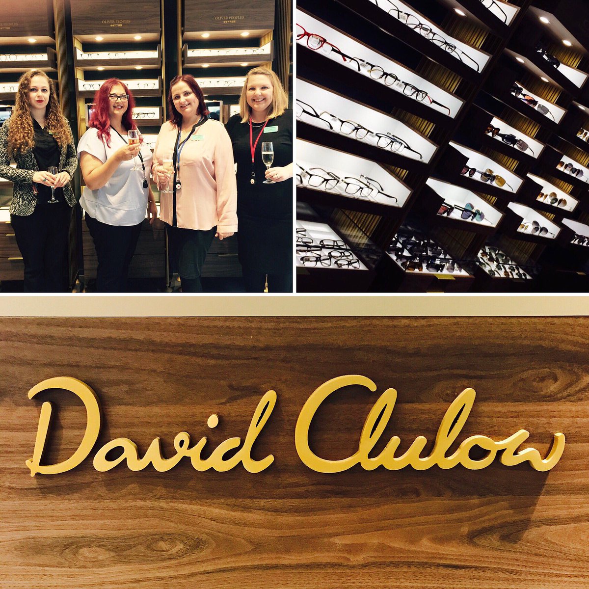 Opening day!!! 😆#newconceptstore #firstinUK #8/8 #teamDCCheltenham 😊👓💖