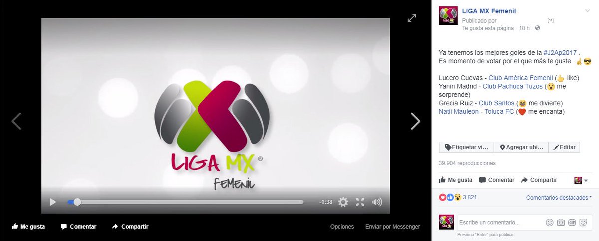 LigaBBVAFemenil's tweet photo. Que no se te olvide...Pasa a nuestro facebook y vota por el mejor gol de la #J2AP2017 👆😎#VamosPorEllas ⚽️
https://t.co/N9L1lZhuLa https://t.co/jVupMhhc4V