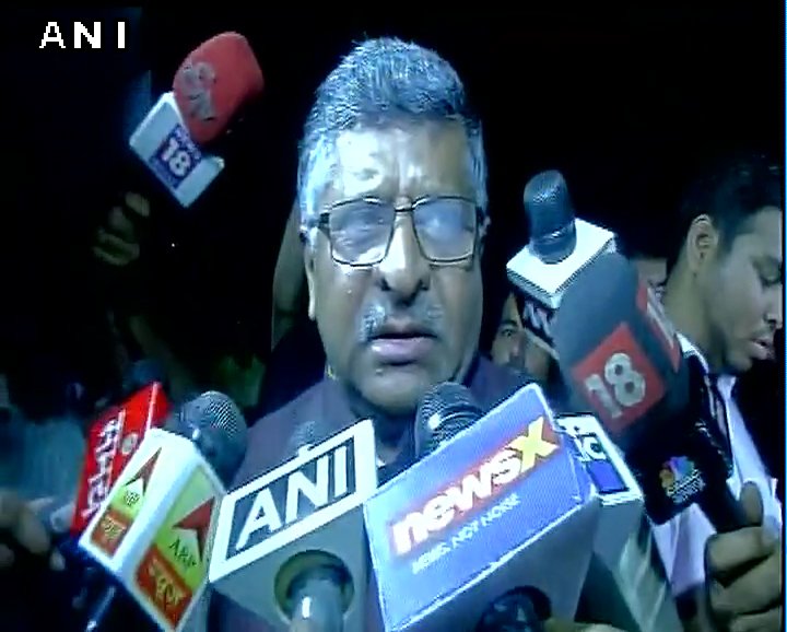 Congress cannot put undue pressure on EC. If Congress party goes to EC the third time, so will we: RS Prasad #GujaratRSPolls