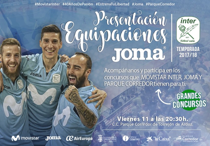 ClubInterFS's tweet photo. CONCURSO | Dinos en un tweet qué te parece la nueva camiseta poniendo los 5 hashtags del cartel y podrás ganar una para ti. #MovistarInter https://t.co/9koOZueDgr