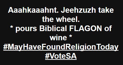 BrinkmannAmanda's tweet image. * clasps flagon of wine *
* tries to unclench ALL bodily sphincter muscles*
#MissionInComplete #voteofnoconfidence