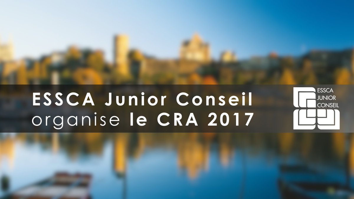 ESSCA_Junior's tweet photo. ESSCA Junior Conseil sélectionnée pour organiser le Congrès Régional d'Automne de l'Ouest les 4 et 5 novembre ! Merci @cnje ! @ESSCA_Ecole https://t.co/t0pf1ELY1A