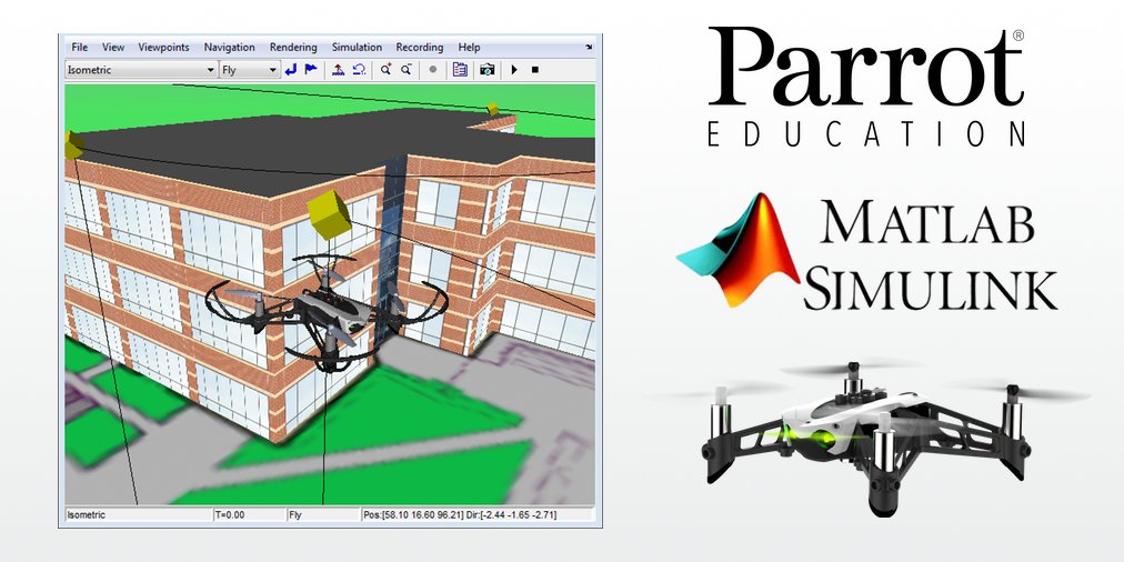 ParrotEducation's tweet photo. Create drone algorithms in @MathWorks #Simulink for flight control, optical flow, and image processing!
🚀🎓💻
https://t.co/picXUxoOIL https://t.co/WDTgz0r040