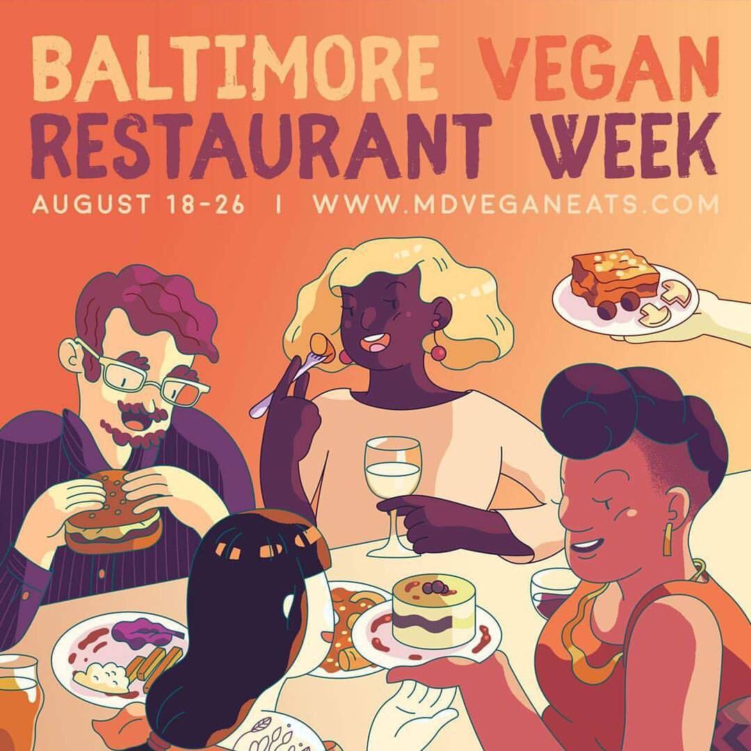 We're excited for Baltimore Vegan Restaurant Week! Visit mdveganeats.com for a taste of the lineup 😋
