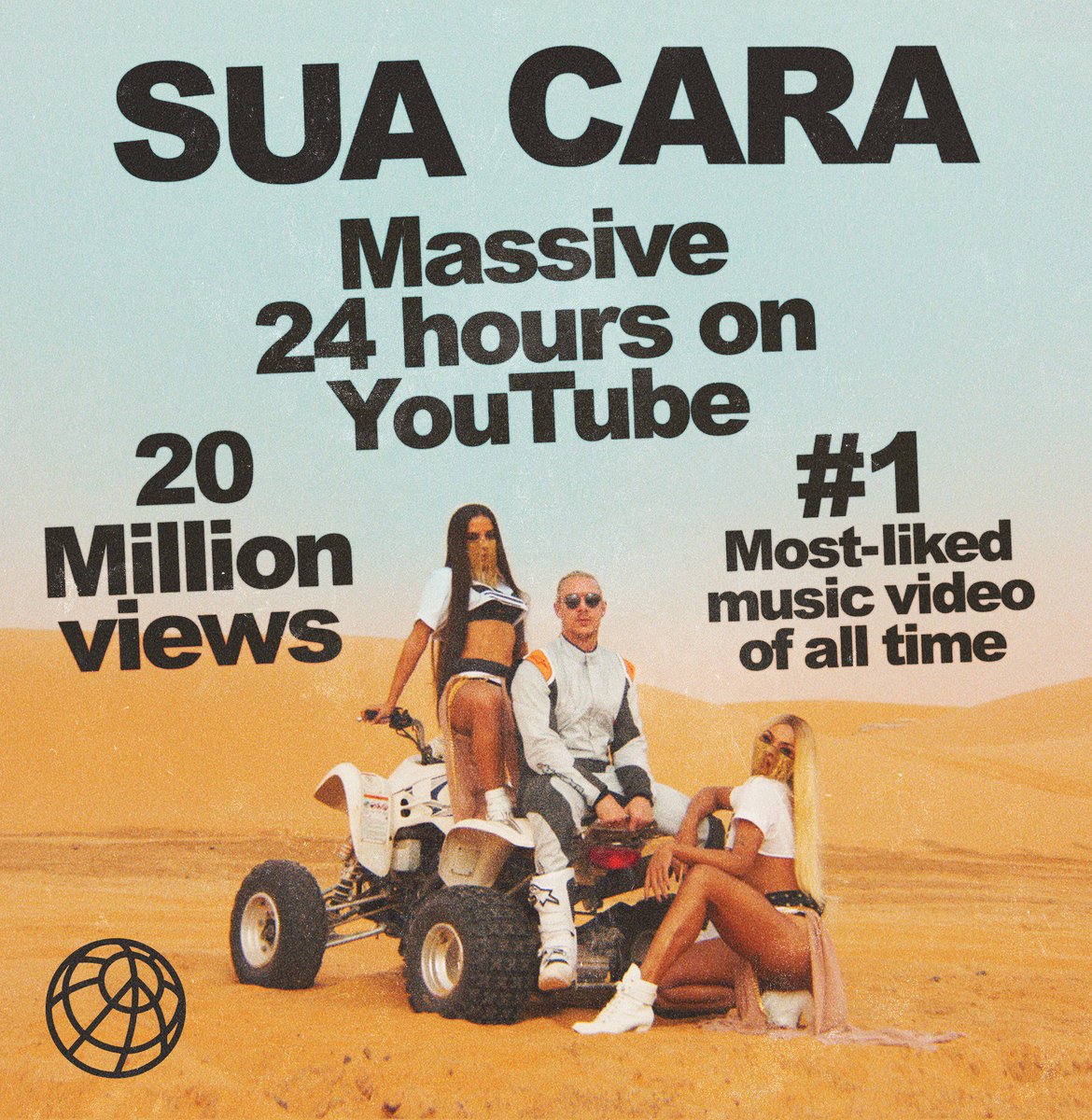 MAJORLAZER's tweet photo. THANK YOU FOR HELPING US MAKE 
HISTORY LAST WEEK WITH SUA CARA 
@ANITTA @PABLLOVITTAR @YOUTUBE https://t.co/FZtEaM4Iyf