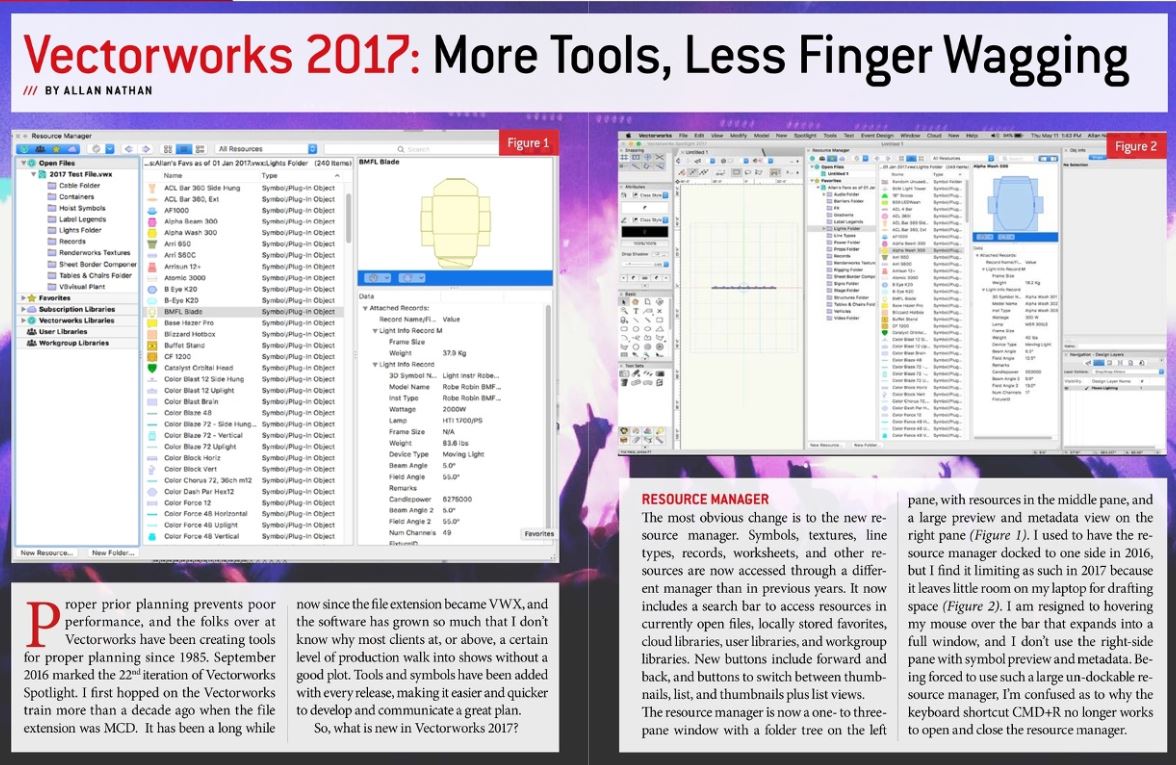 livedesignmag's tweet image. Find out what's new in #Vectorworks2017 w Allan Nathan's in-depth look in July issue of Live Design. Read for free: goo.gl/4L44Wm