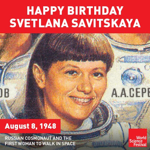 Happy Birthday, Svetlana Savitskaya! 