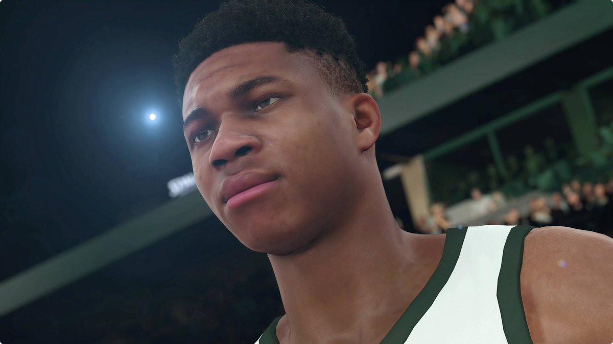Bucks's tweet photo. First look at @Giannis_An34 in #NBA2K18!! https://t.co/TxKwpE5ujU