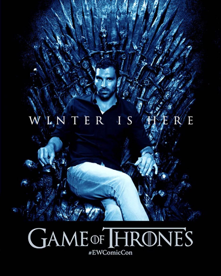 This happened a couple weeks ago. It was short lived. But I guess that's fitting. #gameofthrones #thetick #sdcc #comiccon #theironthrone