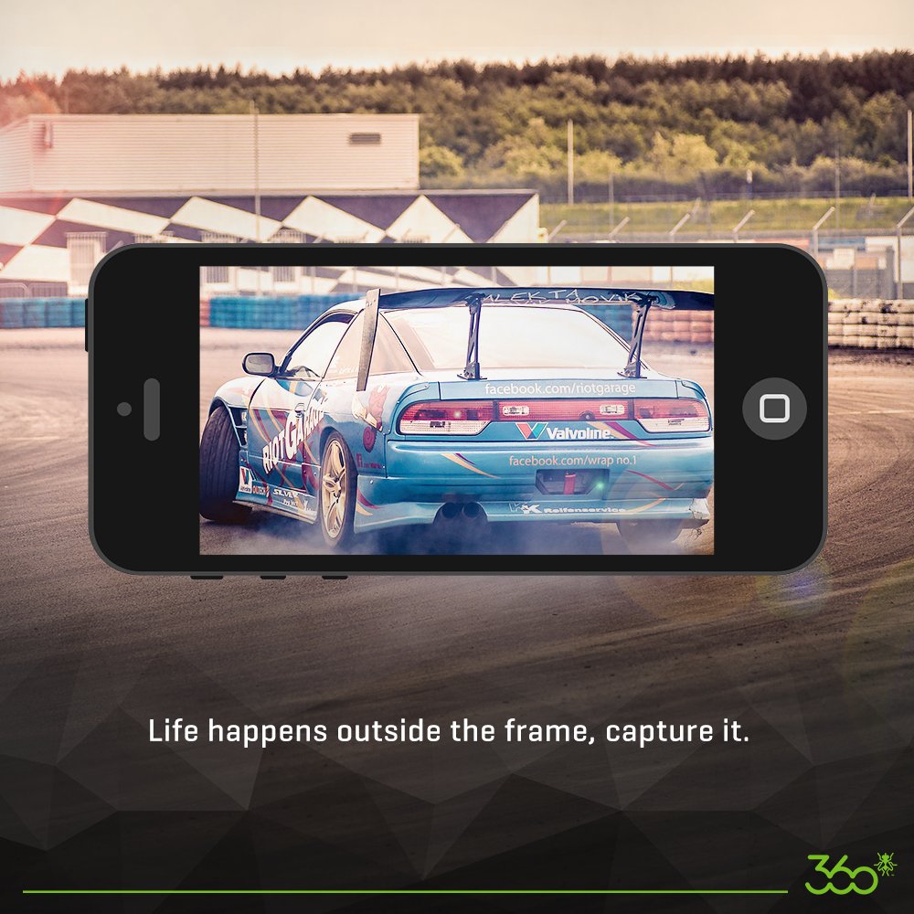 Whether you're at a race or just capturing the moment. #MissNothing With 360fly. Get yours today at 360fly.com