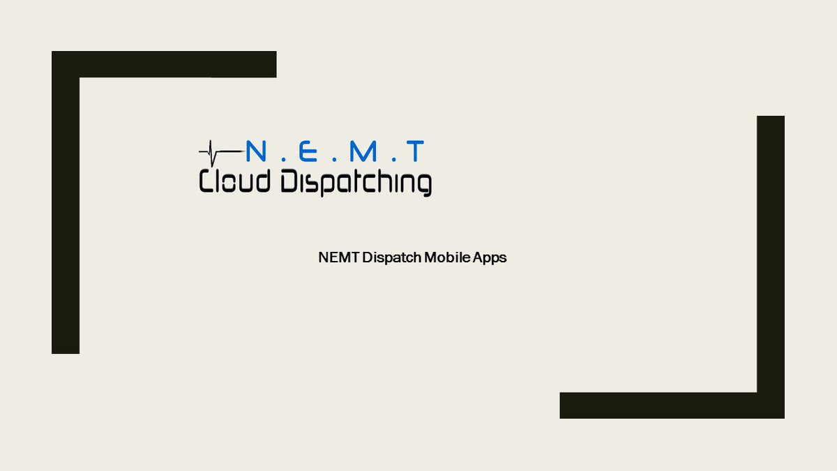 CloudNemt's tweet photo. NEMT Dispatch Mobile Apps
https://t.co/ysqu4D7l5B
#nemt_cloud_dispatch #nemt_tracking_software https://t.co/cBrhdvX5JY