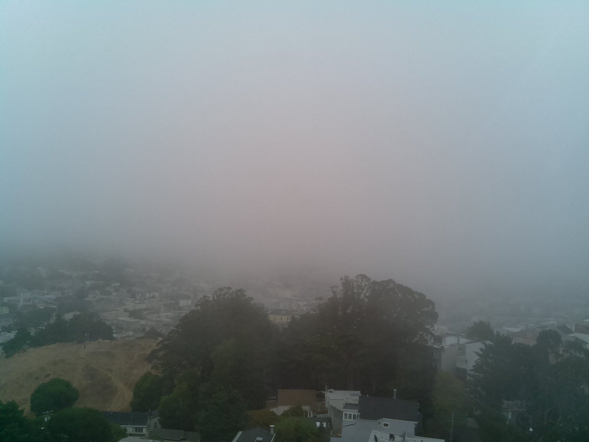 TwinPeaksBot's tweet photo. @Jerseyhaas SF Weather Today: 🌫️ Foggy starting in the evening. Now: 59°F Lo: 57°F Hi: 66°F #SF #SFTwinPeaks #SFView https://t.co/QjMWEfUrvf