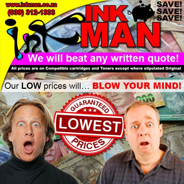 INKmanKZN's tweet photo. Give us a call &amp; #requestaquote for your #printerink #cartridge or #toner needs https://t.co/zGTpxJgyvl #BestPrice #FreeDelivery #Printing https://t.co/bk3tPTnqlE