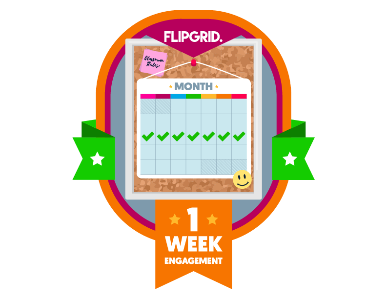 karoleesmiley's tweet photo. I am excited to rock my new @Flipgrid One Week Streak badge! #teamTRUSD #FlipgridFever https://t.co/HQI8kD4hXA