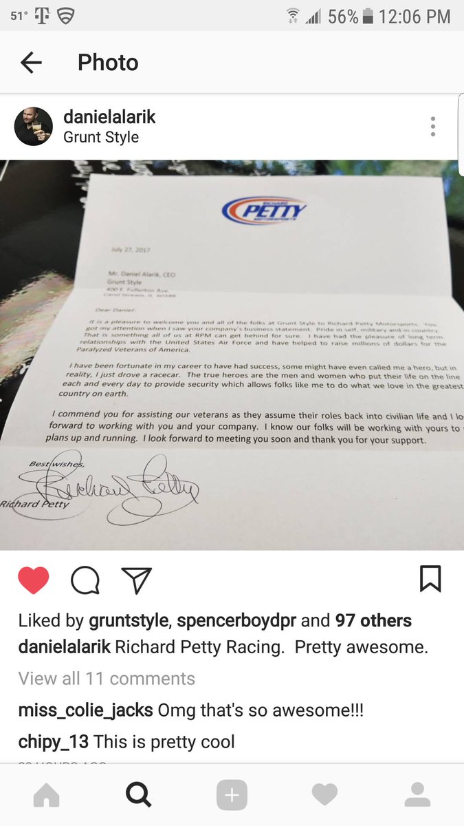 GG_PaintBooth's tweet photo. Is #gruntstyle going to sponsor a car in #MENCS with #RichardPettyMotorsports #RPM. Seems that way.... #thiswelldefend #sillyseason #NASCAR https://t.co/XmSdHHyI3p