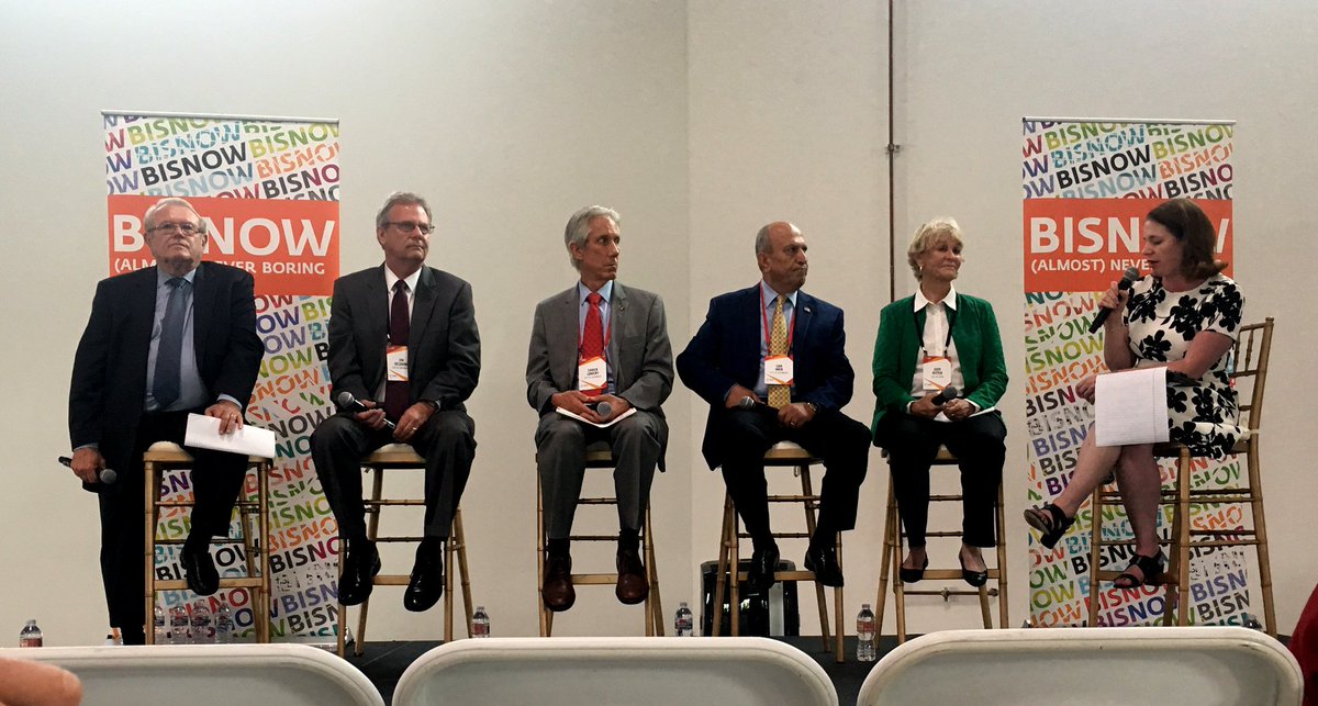 OceansideBiz's tweet photo. Bisnow - Future of North County with the five North County Mayors &amp; Heather Riley, moderator. #happeningnow https://t.co/XezVEyDyUZ