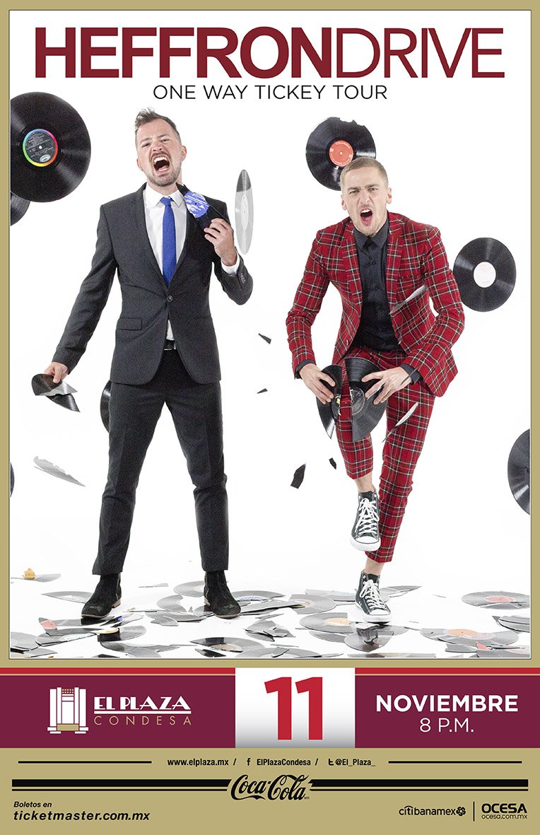 El_Plaza_'s tweet photo. #ElPlazaPresenta @HeffronDrive 11 de Noviembre. Boletos disponibles 14 de Agosto, 12 hrs. en la red @Tickermaster_Me #HeffronDriveMx https://t.co/2lilZVQqnB