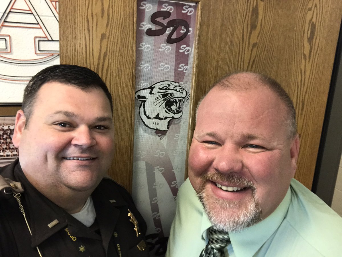 Checking in on the tour at South Decatur High School @DCCSSuper <a href="/DCCS_SRO/">Decatur Co SRO</a> <a href="/sdes_cougars/">South Decatur Elem.</a>