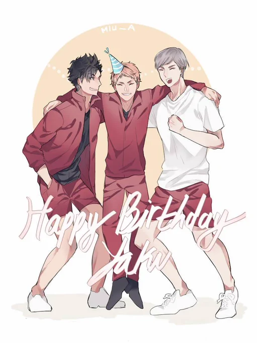 #夜久衛輔誕生祭2017 
#ハイキュー
#8月8日は夜久衛輔の誕生日 

Happy birthday cat mommy ?
By my sister ( miu_akatsuki ) 
