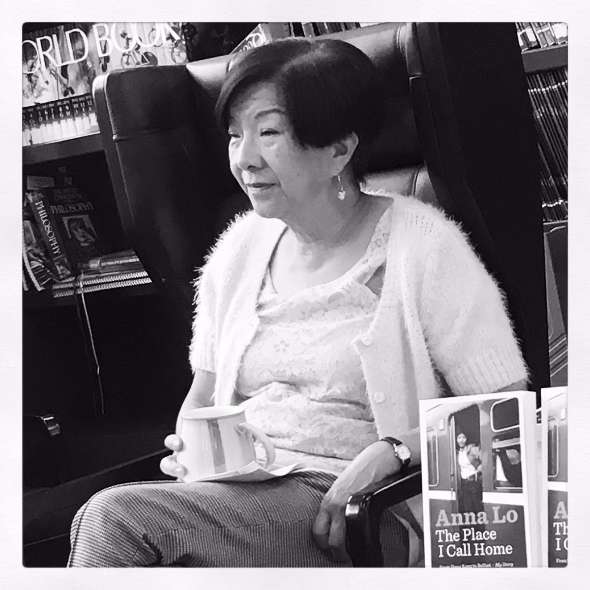 FeileBelfast's tweet photo. Lovely evening ahead in #FallsLibrary with Ana Lo & her amazing autobiography!! #ILoveWestBelfast #feile17 @Kevgamblefeile https://t.co/xZCF6pGTIz