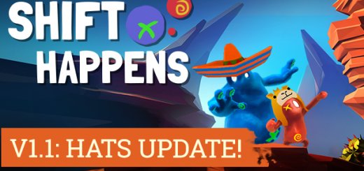 HyperLightUp's tweet photo. @klonkgames releases hats update for their cooperative platformer, Shift Happens! #indiegame #indiedev https://t.co/AOppZMWiYV https://t.co/lF3vjKSsAC