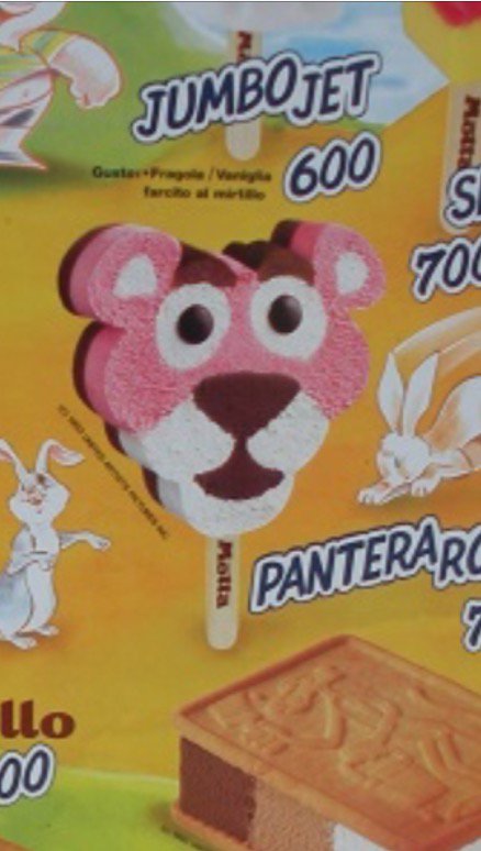 LaAvvelenata's tweet photo. noi ridiamo e scherziamo... ma alla Motta il gelato della Pantera Rosa quando lo rifanno? #nostalgia #machenesannoi2000 https://t.co/UPaIRdV1qk