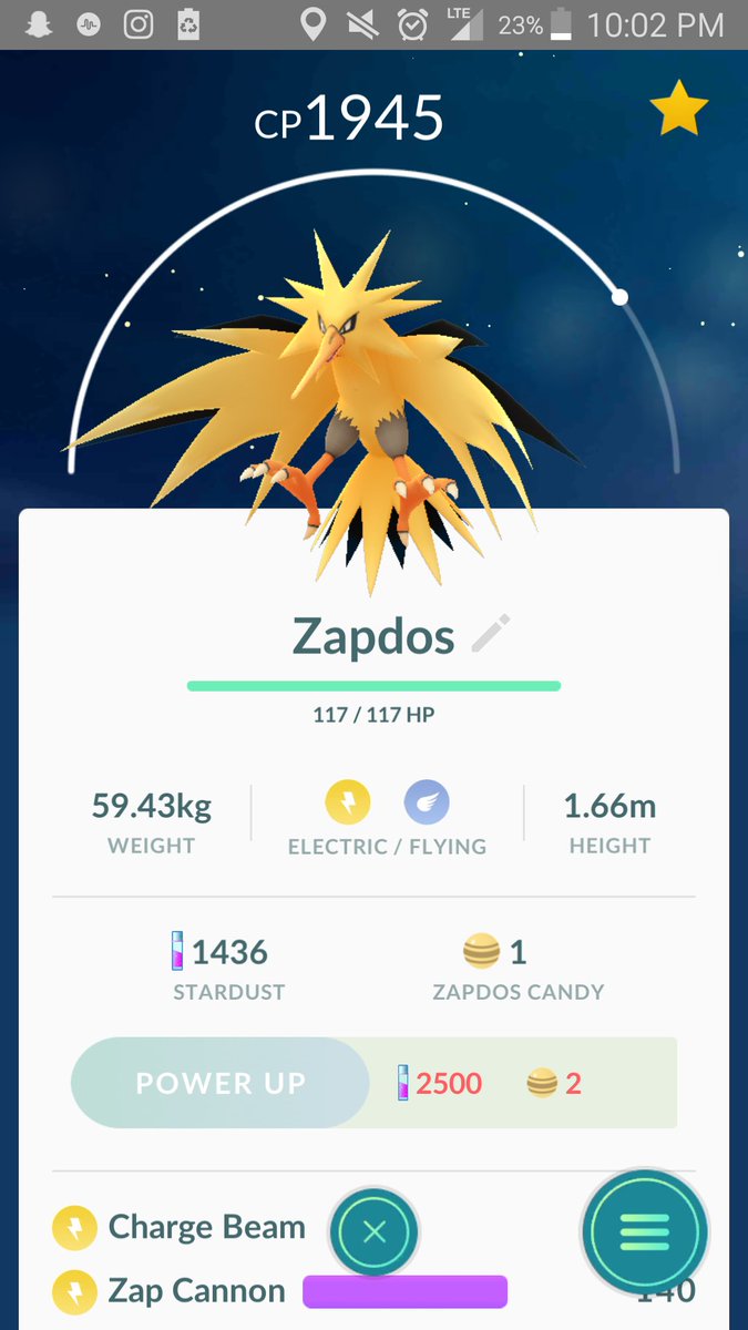 TeoMayo490's tweet photo. NO WAY I JUST GOT A SHINY ZAPDOS https://t.co/vEfJ5R0NbV