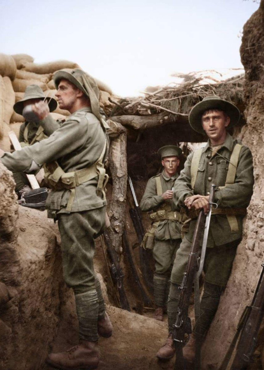 Çanakkale Cephesi'nden renklendirilmiş fotoğraflar.