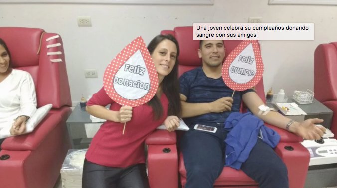 Una joven celebra su cumpleaños donando sangre con sus amigos. bit.ly/2wqAauo @prccampitelli