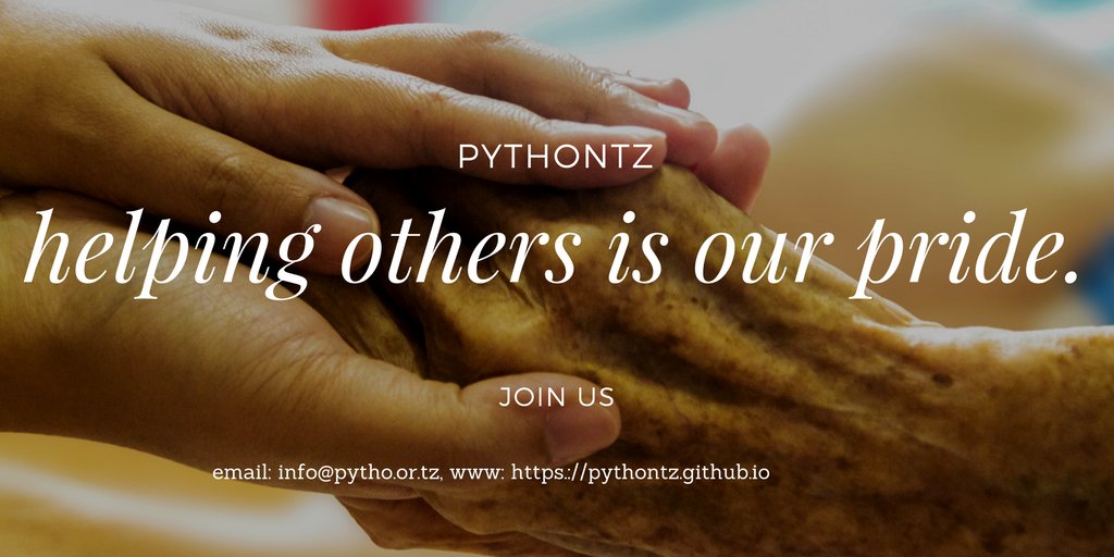 pythontz's tweet image. 